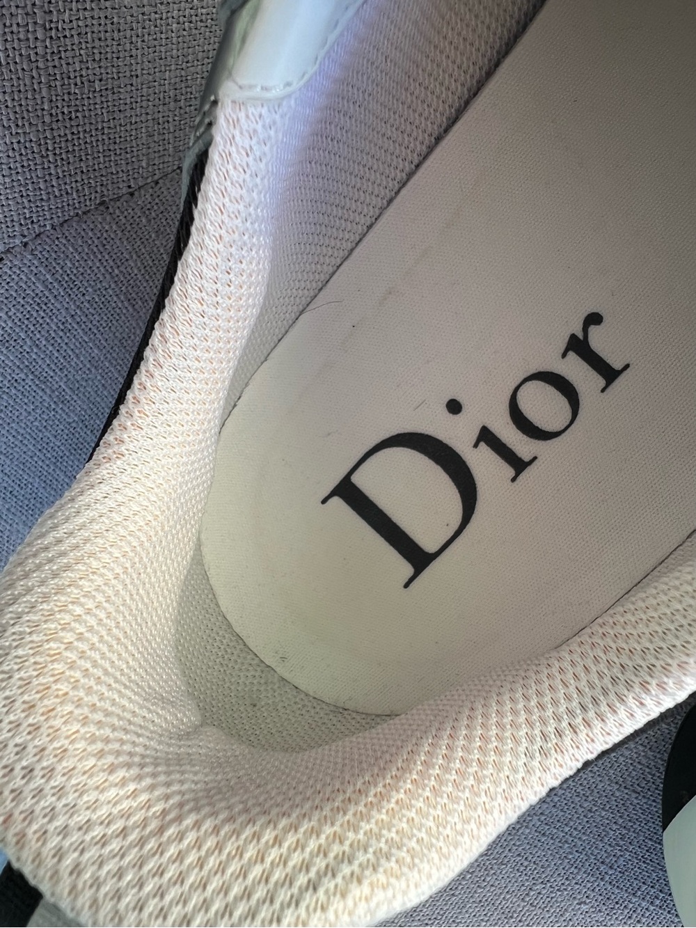 Dior B22 silver sneakers - Picture 9 of 10